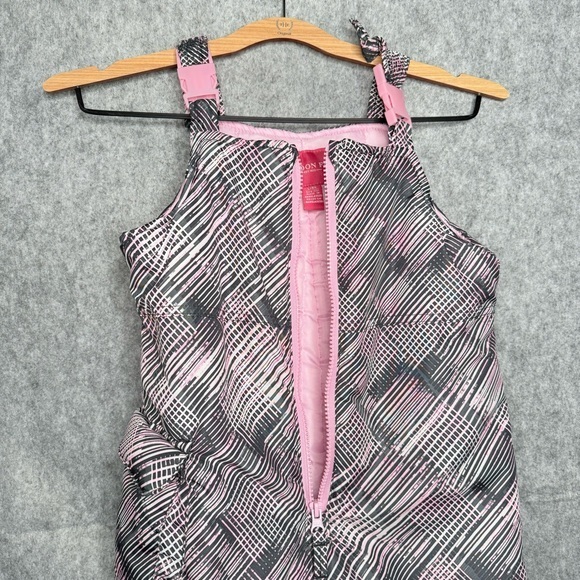 London Fog Girl's Classic Print Winter Snow Ski Bib Snowsuit-‎ Sz L (6X) - Picture 7 of 11